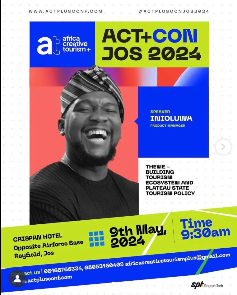 Act+ Con Jos 2024 speaker card for IniOluwa Karunwi