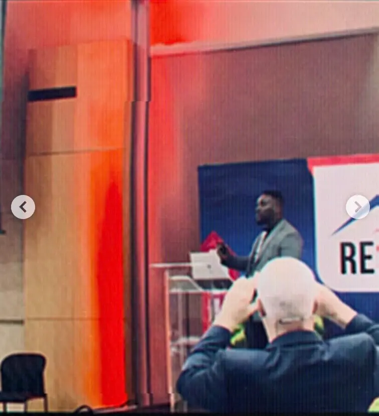 IniOluwa Karunwi presenting at Reside Summit